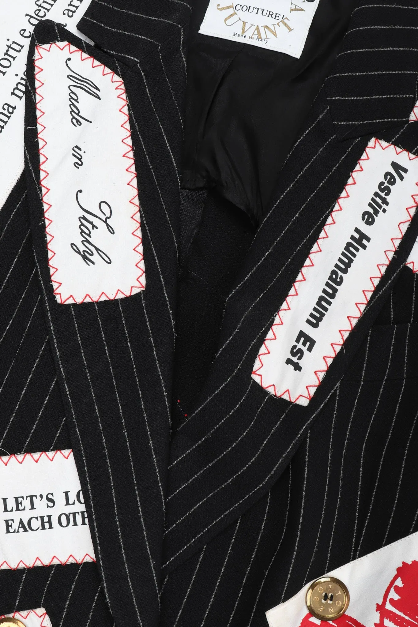 Rebel Appliqué Label Jacket