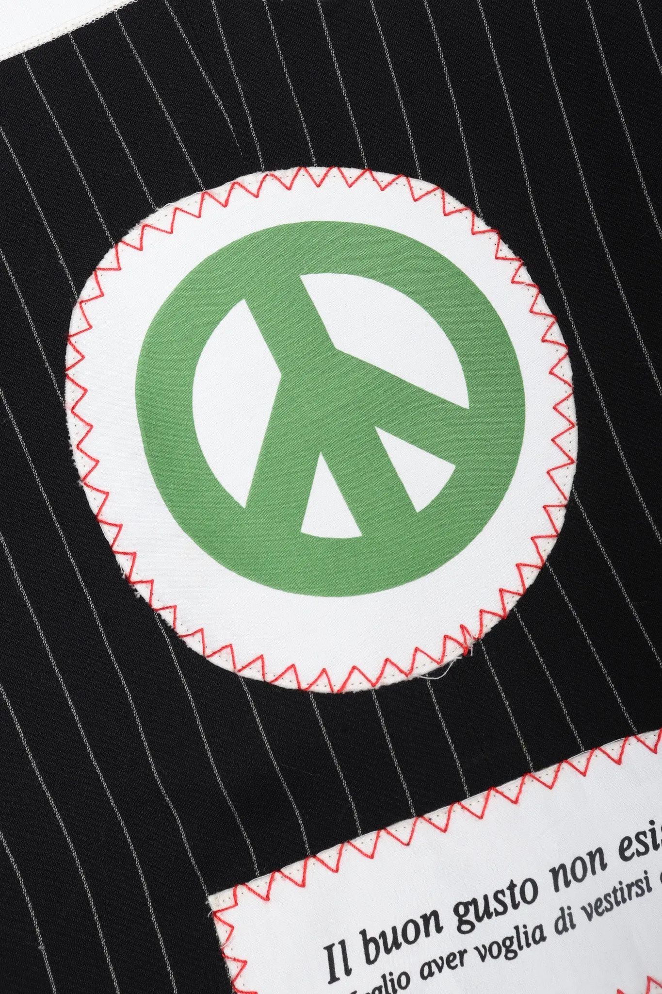 Rebel Appliqué Label Jacket