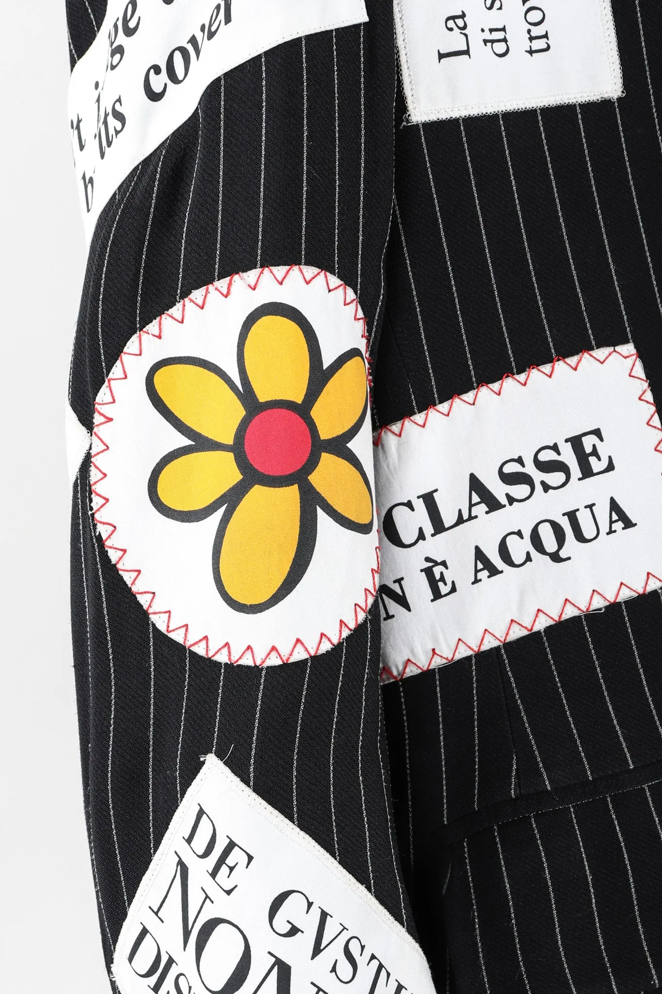 Rebel Appliqué Label Jacket