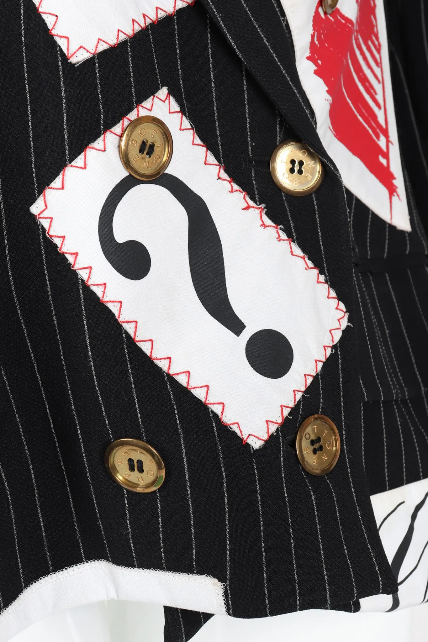 Rebel Appliqué Label Jacket