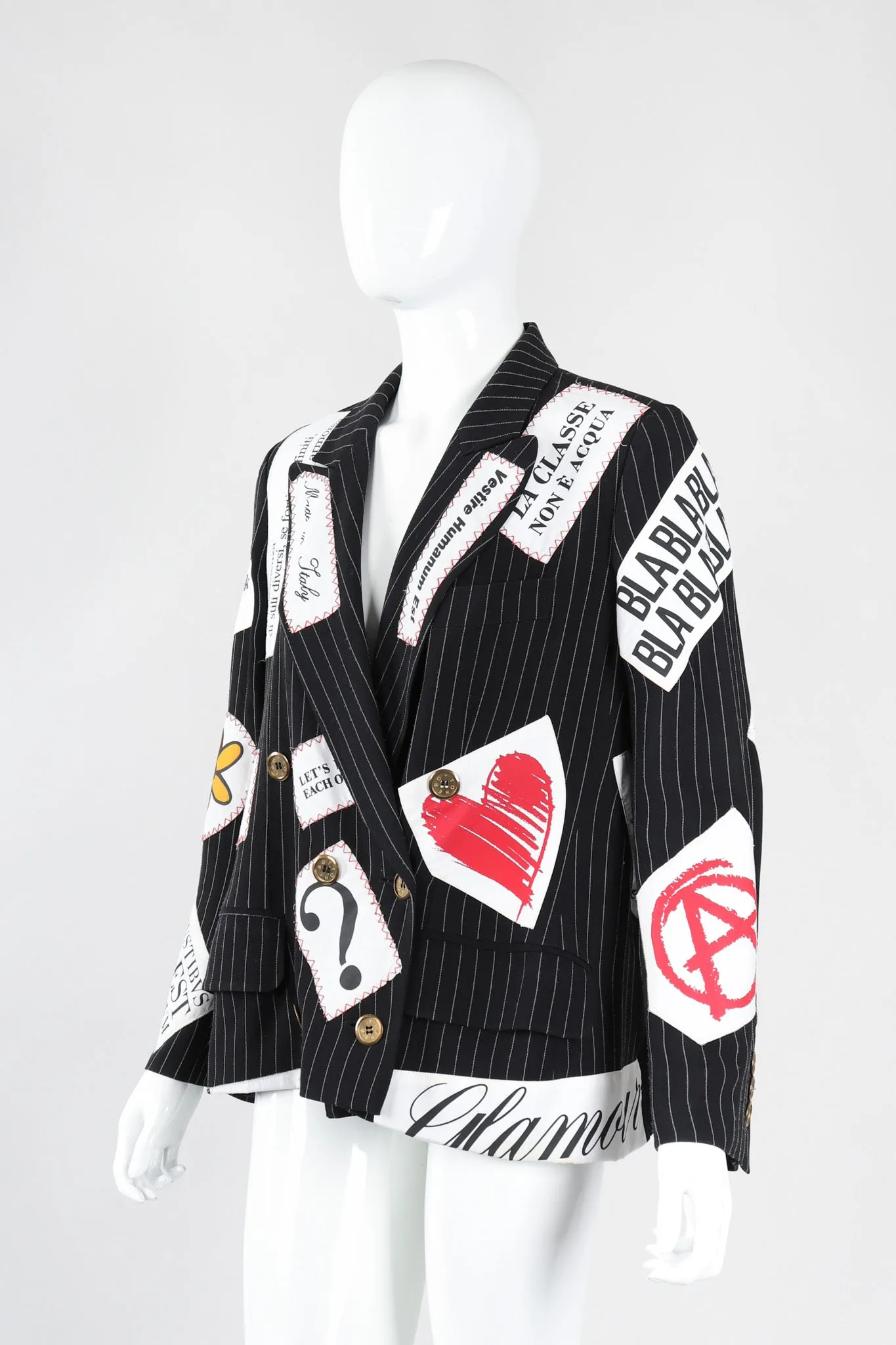 Rebel Appliqué Label Jacket