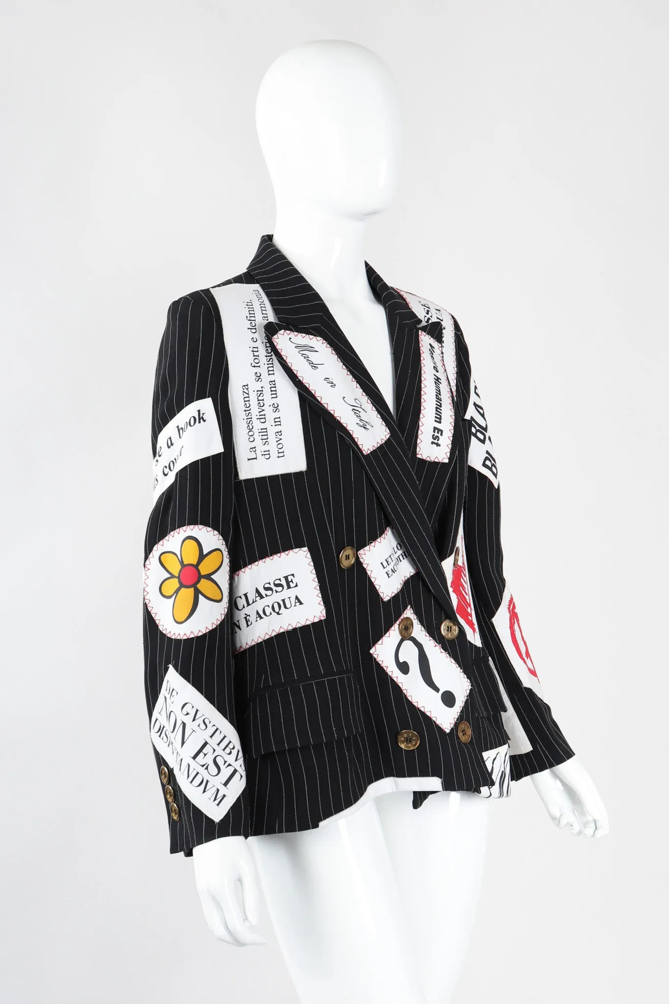 Rebel Appliqué Label Jacket