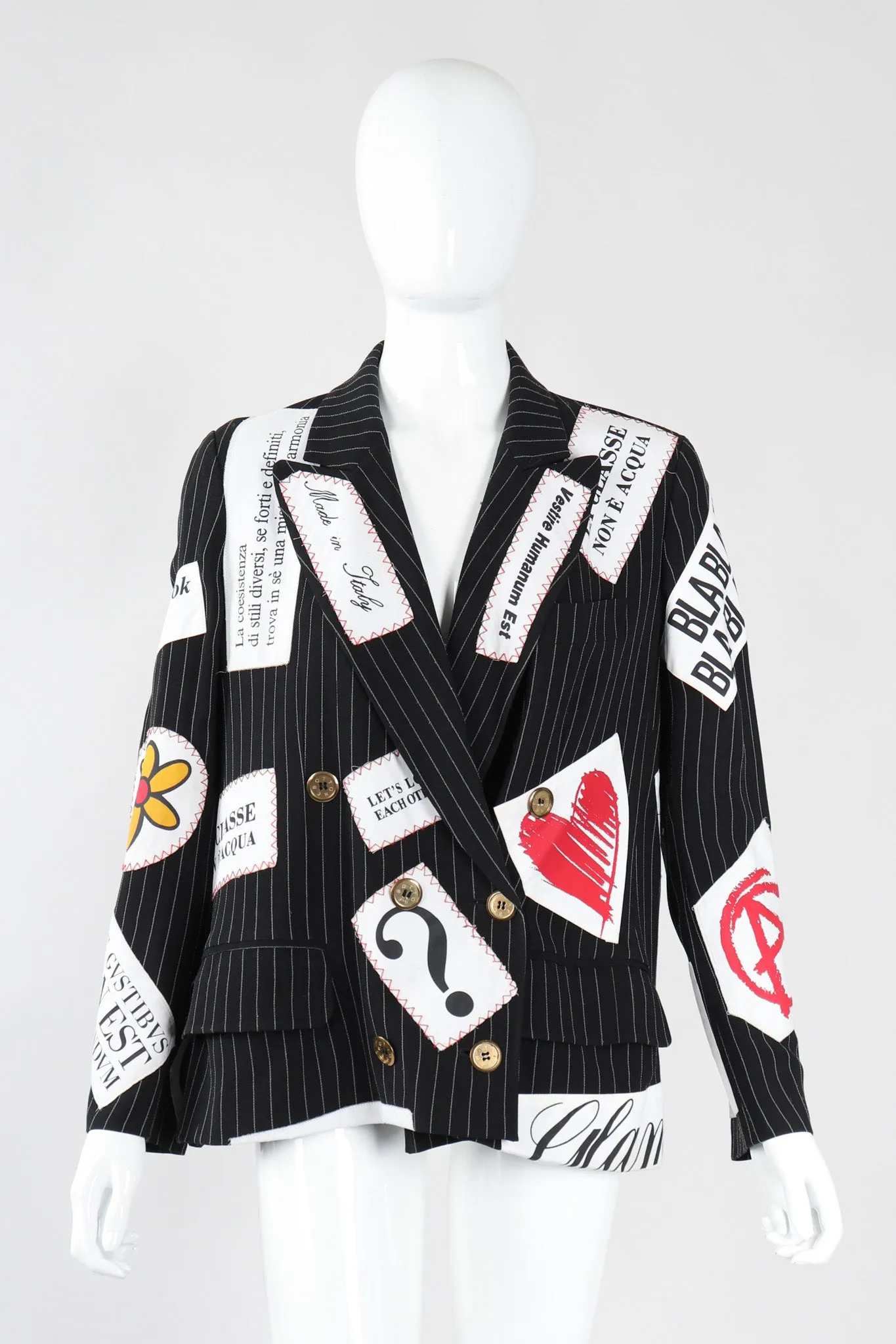 Rebel Appliqué Label Jacket