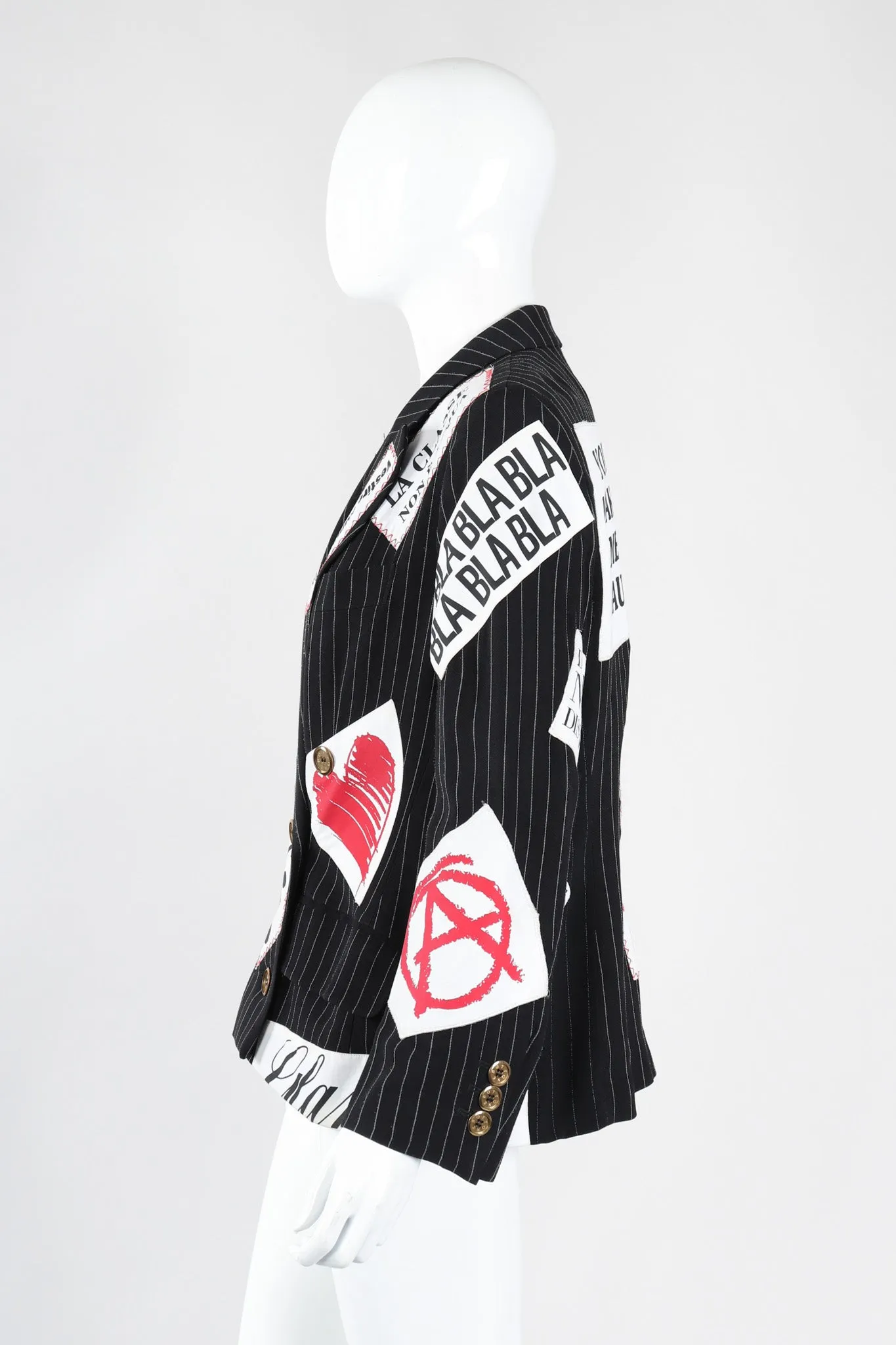 Rebel Appliqué Label Jacket