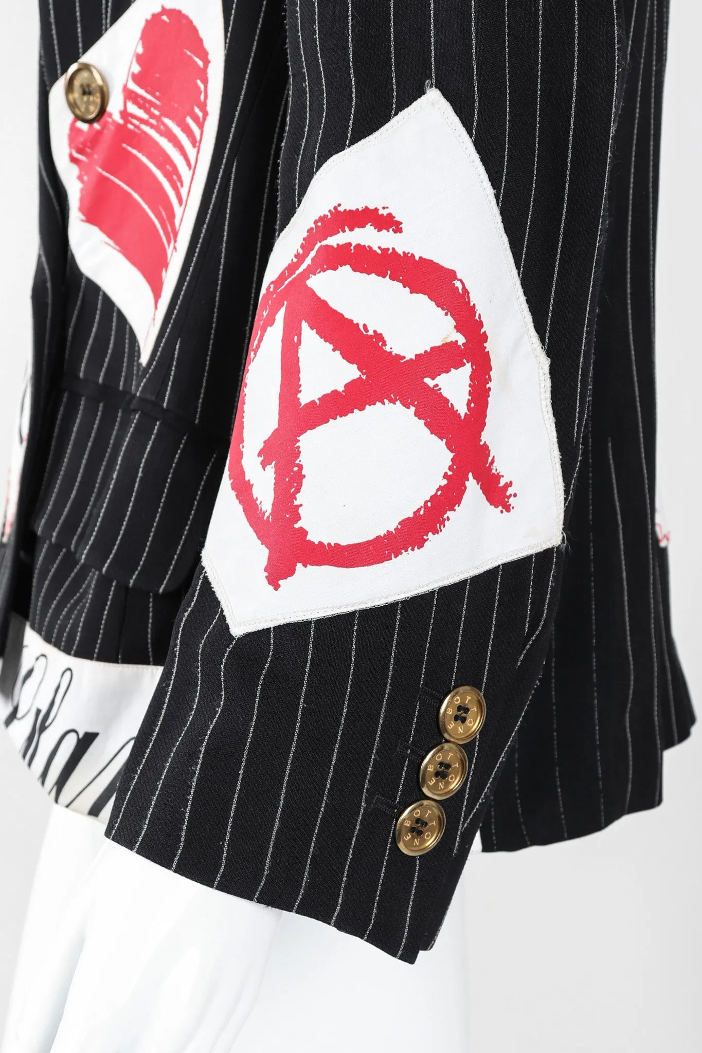 Rebel Appliqué Label Jacket
