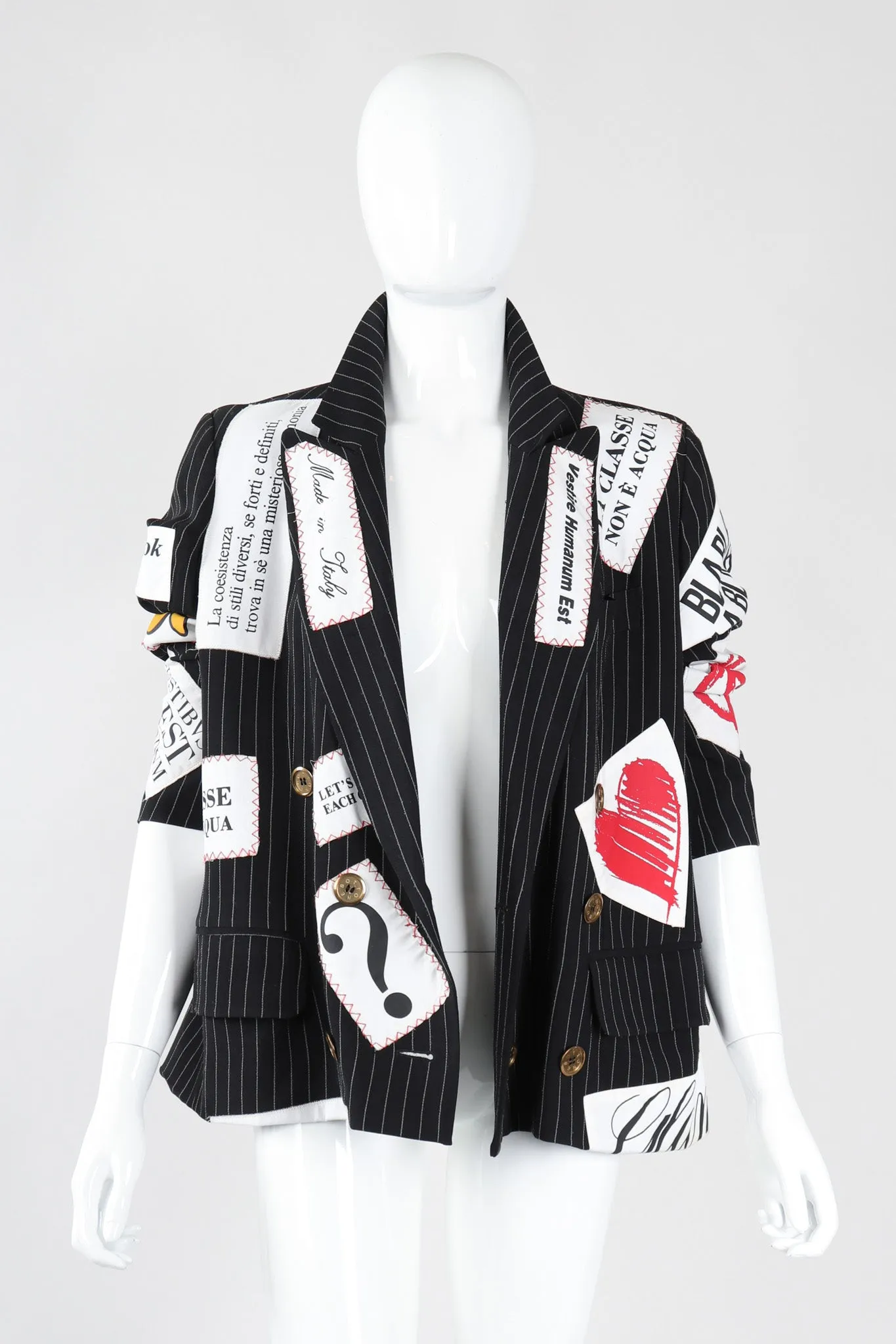 Rebel Appliqué Label Jacket