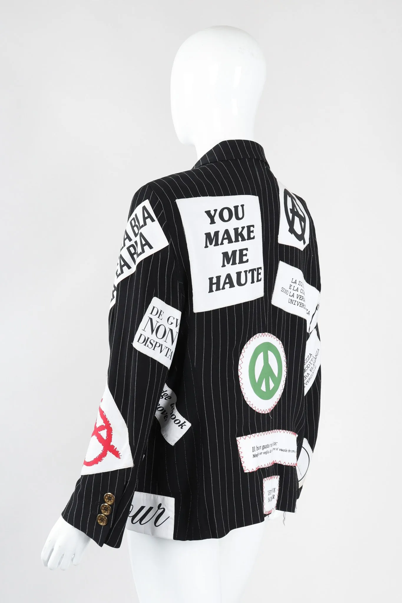 Rebel Appliqué Label Jacket