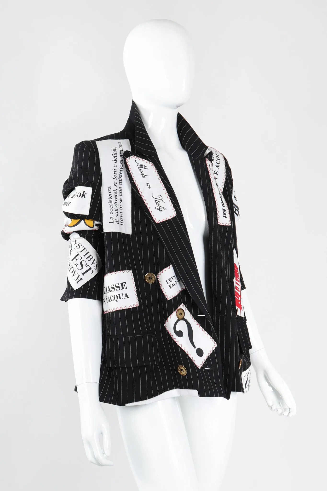 Rebel Appliqué Label Jacket