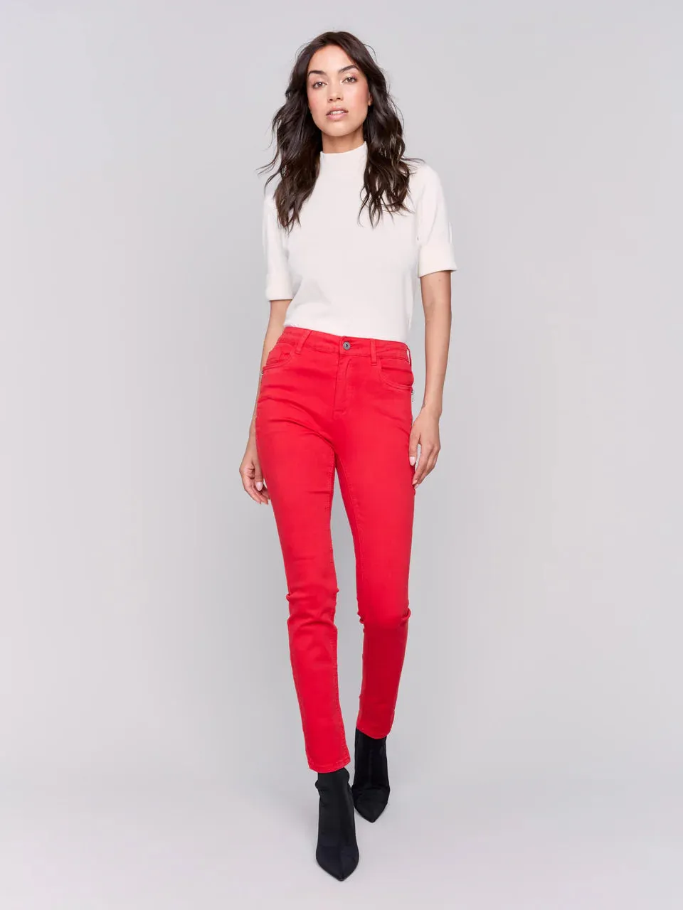 Red Skinny Jeans