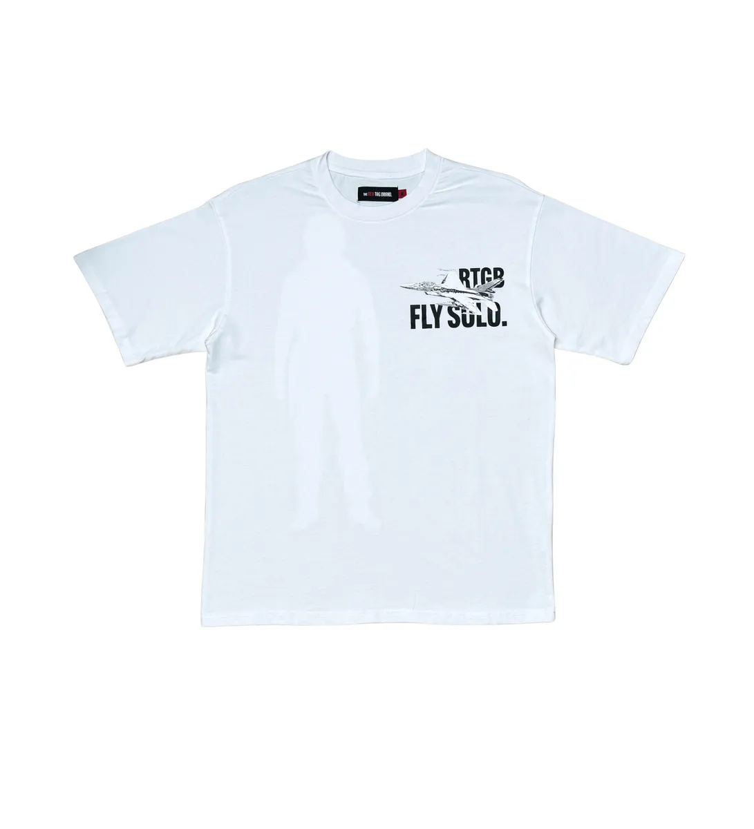 Redtag - Fly Solo Tee - White