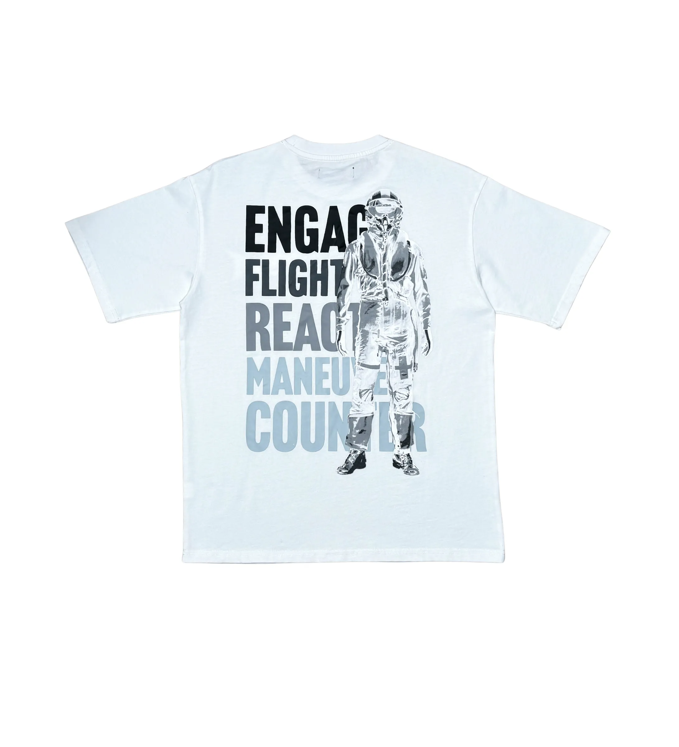 Redtag - Fly Solo Tee - White