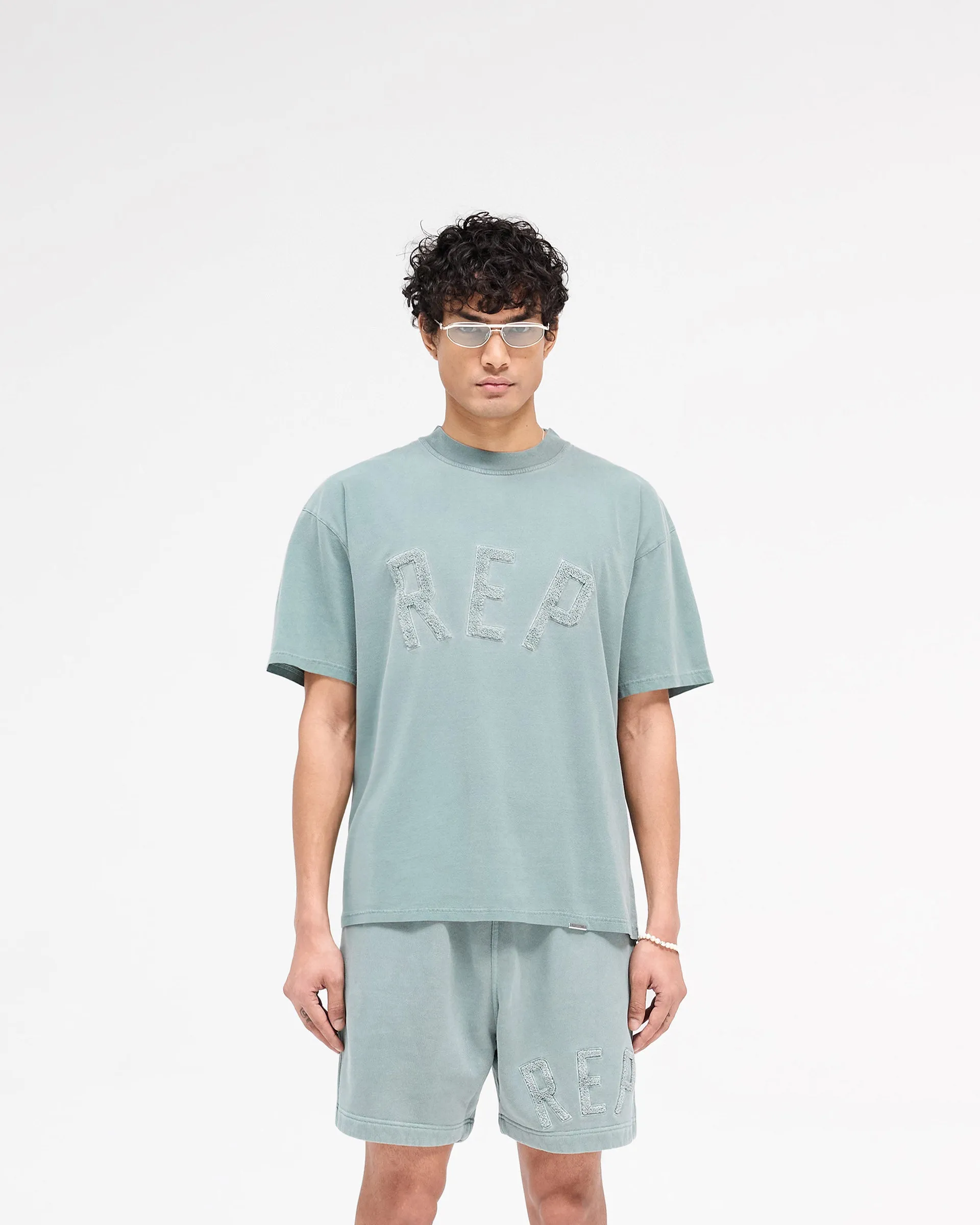 Rep Applique T-Shirt - Forest Green