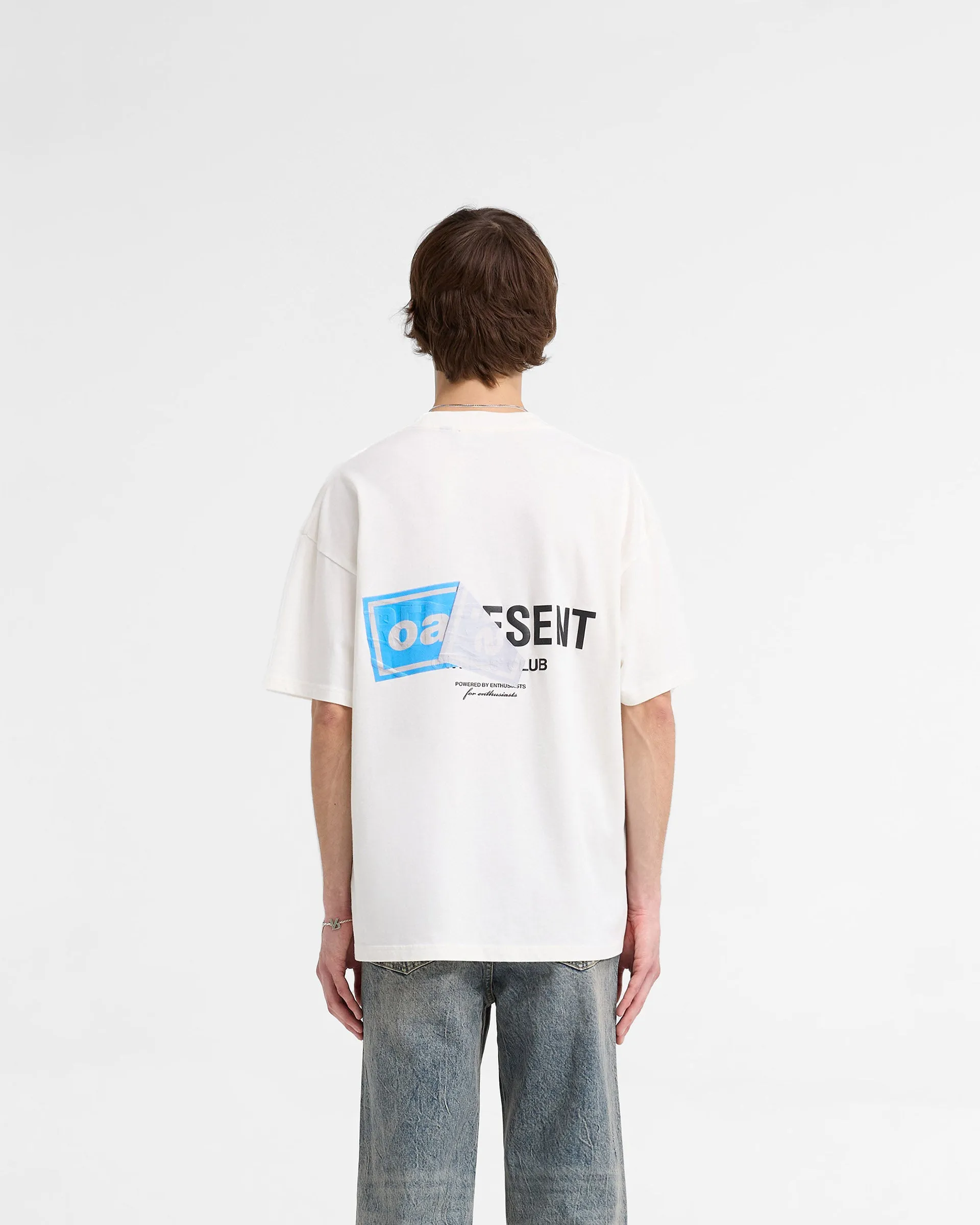 Represent X Oasis Owners Club T-Shirt - Flat White