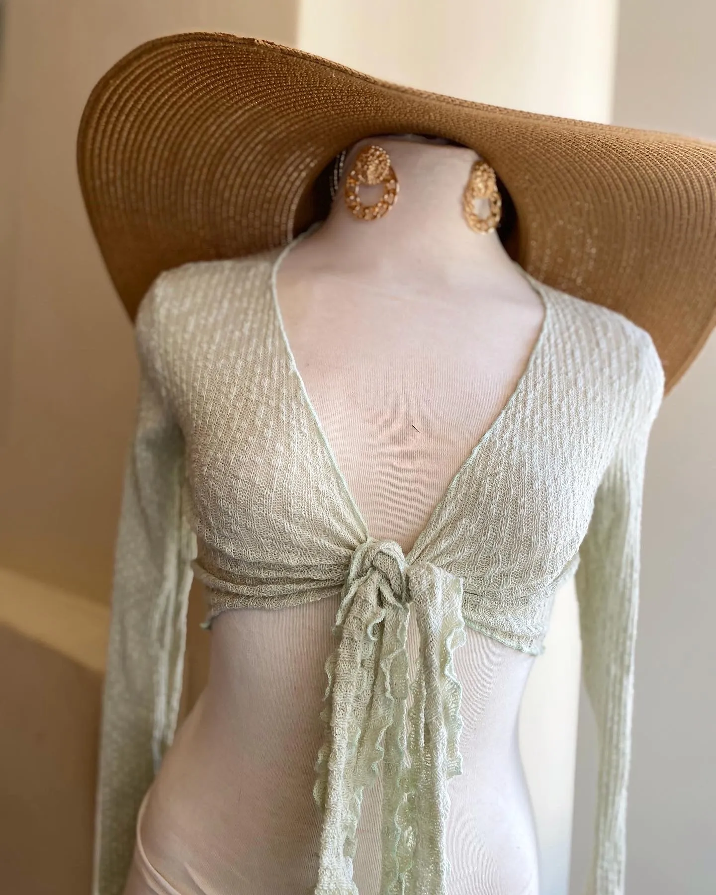 Rib Wrap Around Top FINAL SALE