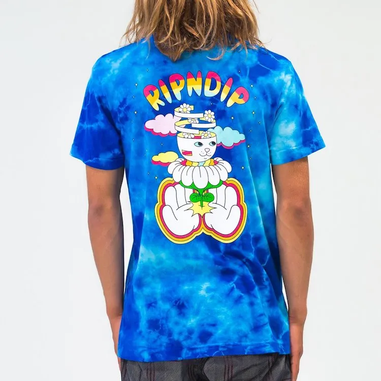 RIPNDIP Imagine T-Shirt Blue Lightning Wash