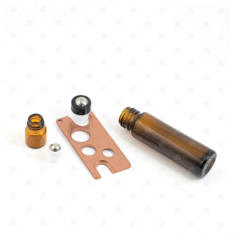 Rose Dust - Premium Metal Essential Oil Key