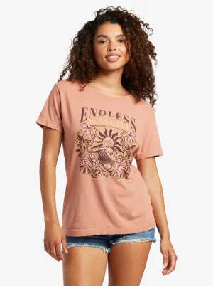 Roxy Womens Endless Sunshine Oversized T-Shirt