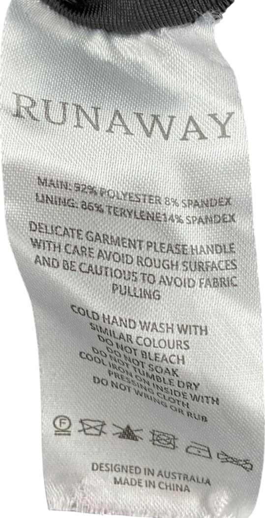 Run away the label Black Trista Mini Dress UK XS