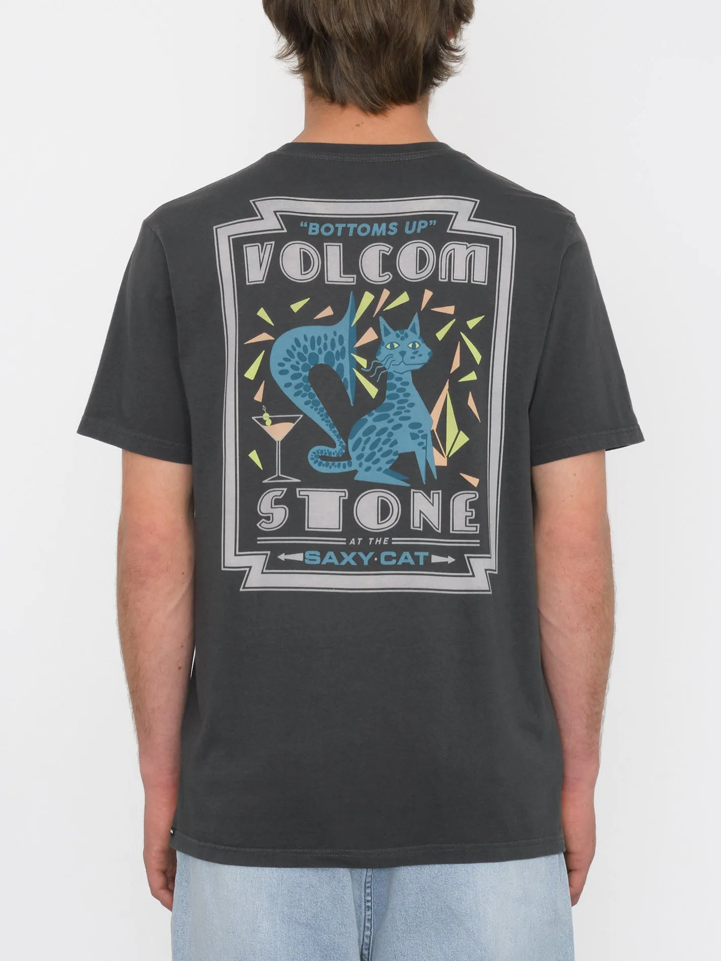 Saxy Cat T-shirt - STEALTH