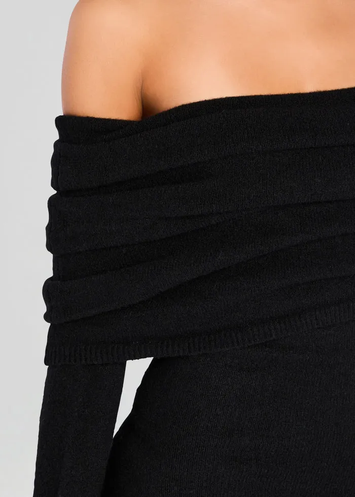 Selene Mini Dress in Black