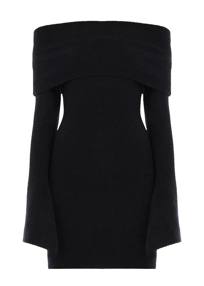 Selene Mini Dress in Black