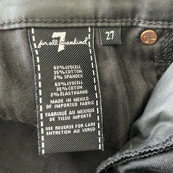 Seven for All Mankind Genevieve Coated Jeans Denim