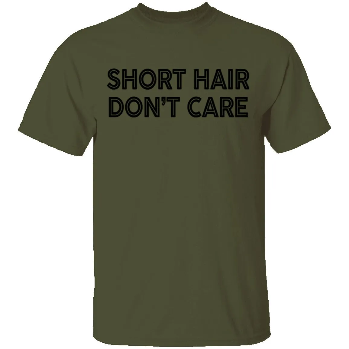Short Hair Don't Care T-Shirt