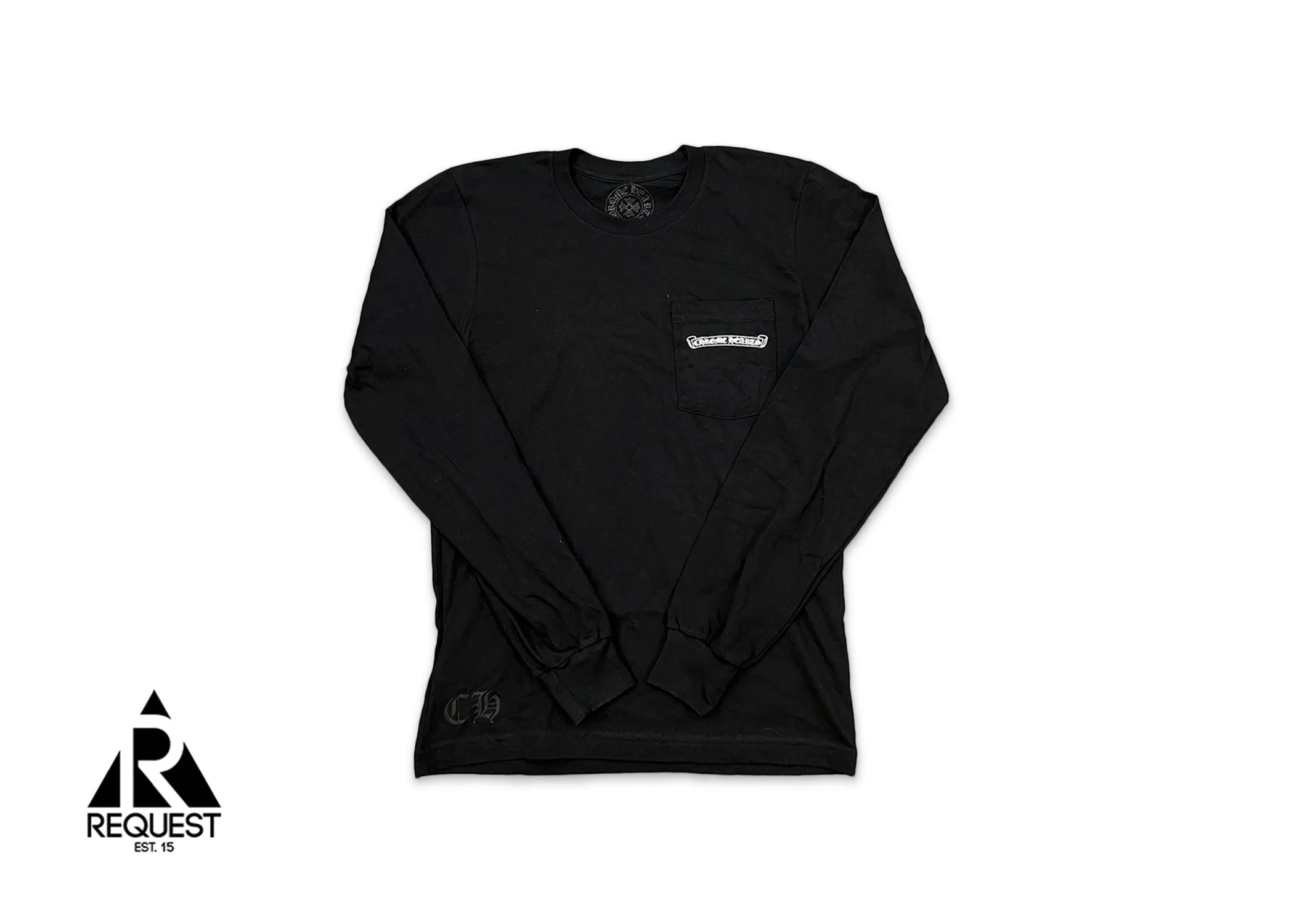 Shoulder Logo L/S Tee "Black"