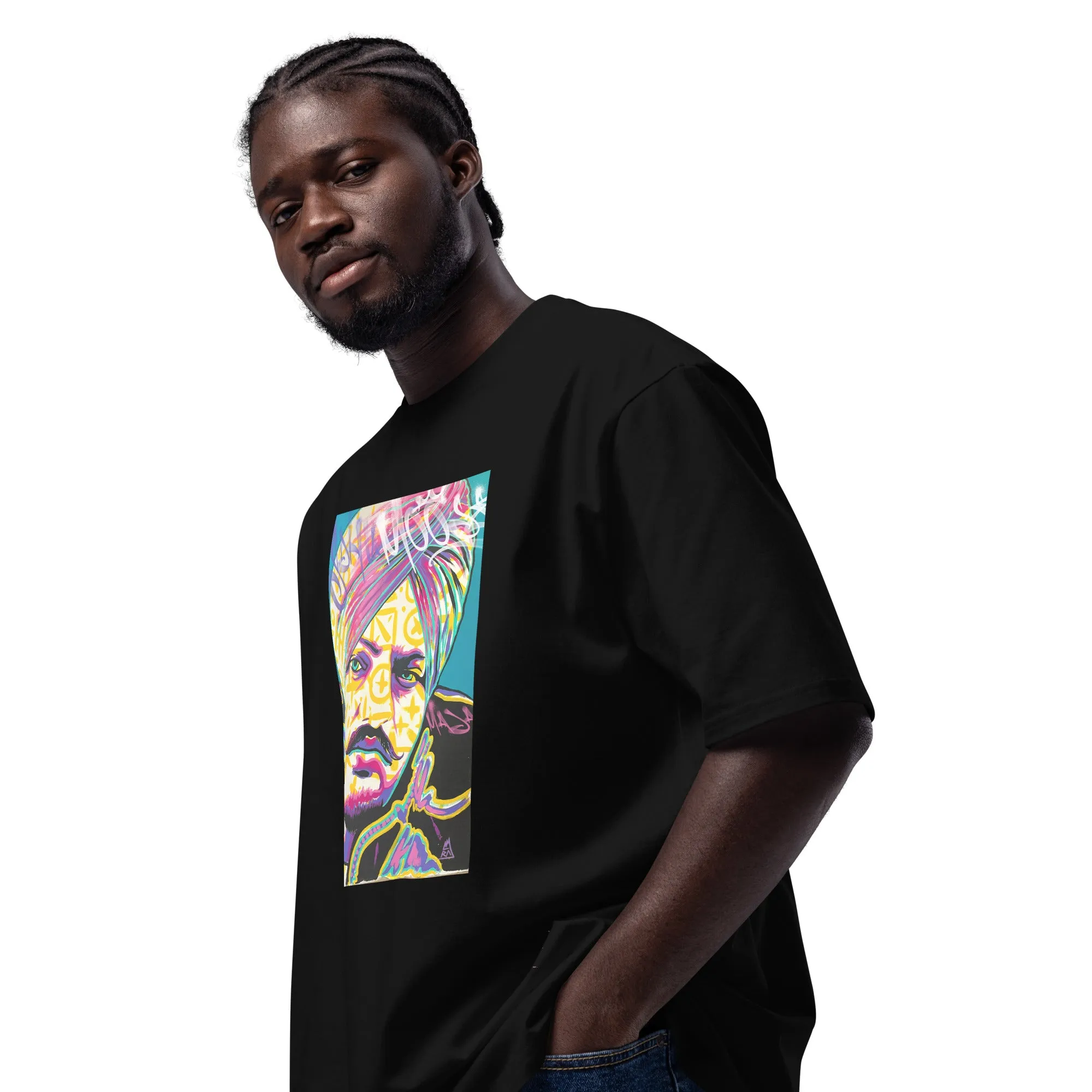 Sidhu Moose Graffiti Vybe - Oversized heavyweight t-shirt