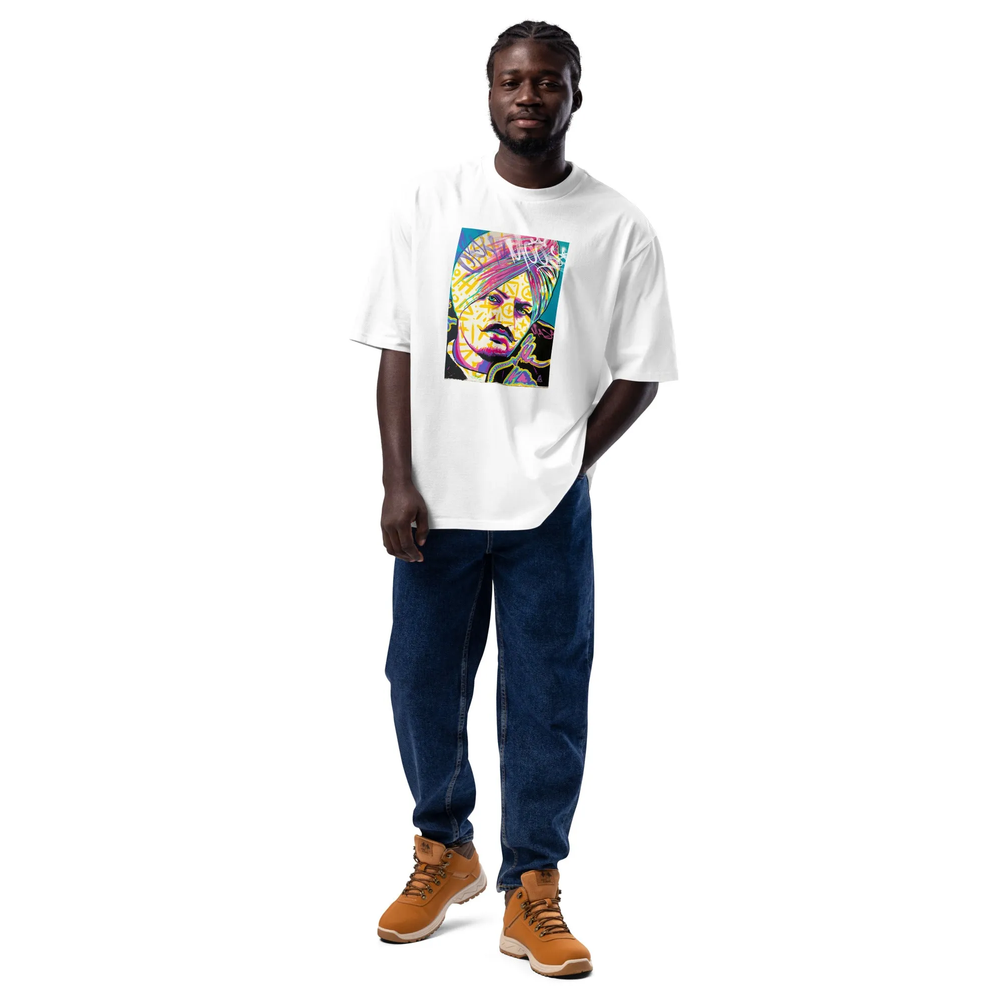 Sidhu Moose Graffiti Vybe - Oversized heavyweight t-shirt