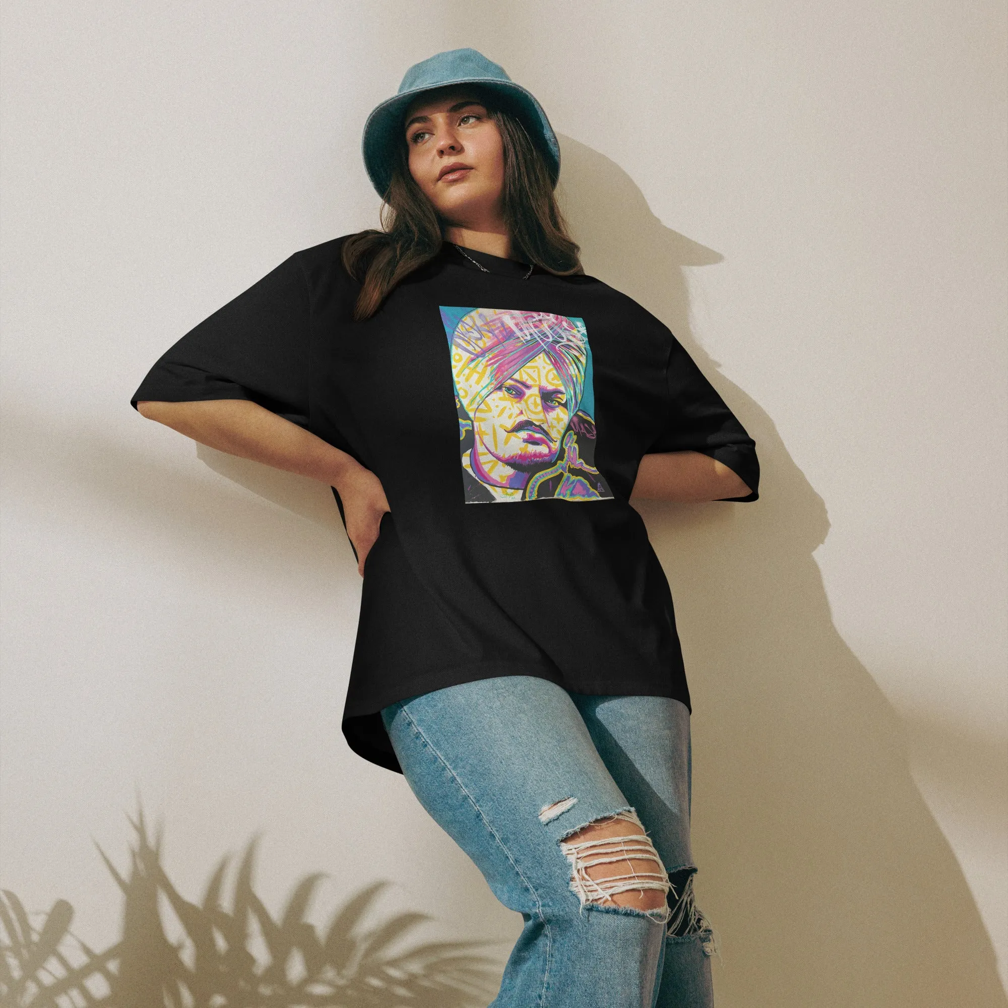 Sidhu Moose Graffiti Vybe - Oversized heavyweight t-shirt