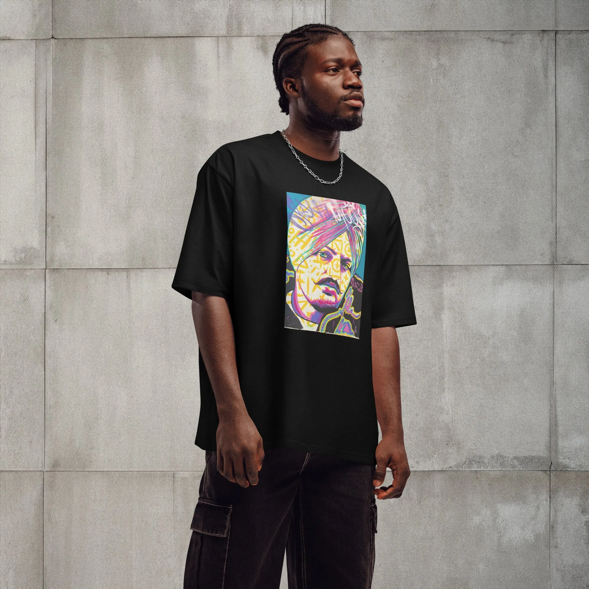 Sidhu Moose Graffiti Vybe - Oversized heavyweight t-shirt