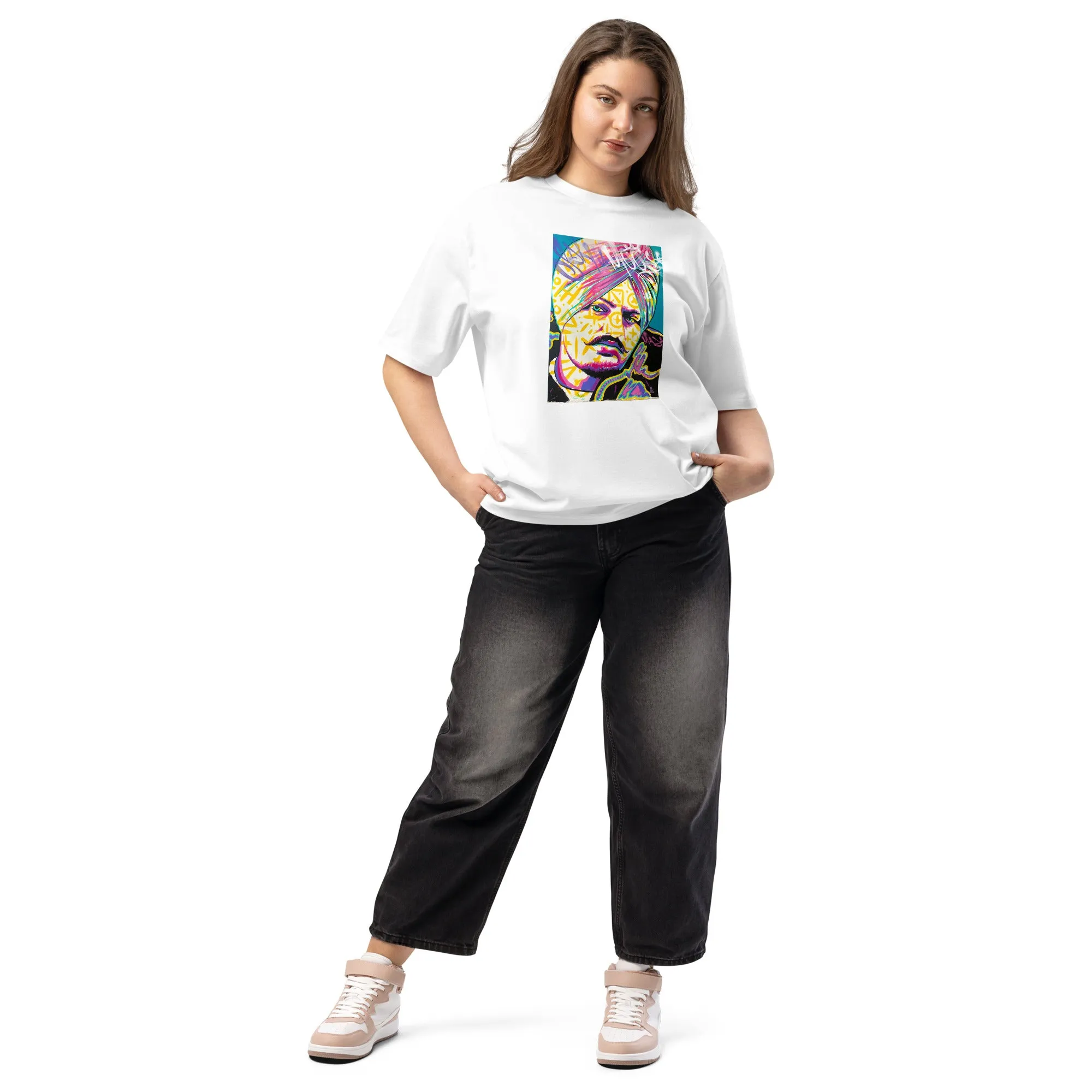 Sidhu Moose Graffiti Vybe - Oversized heavyweight t-shirt