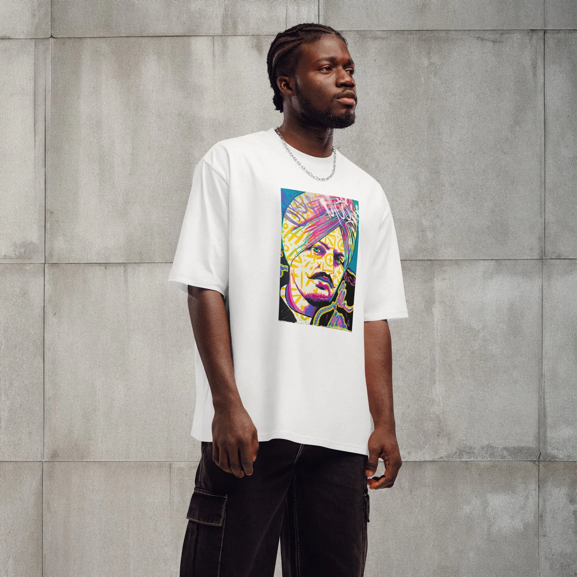 Sidhu Moose Graffiti Vybe - Oversized heavyweight t-shirt