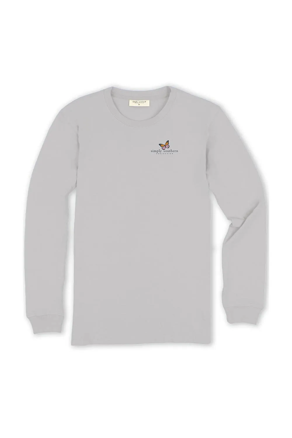 Simply Southern Long Sleeve Remember T-Shirt for Women in White Water | LS-REMEMBER-WHITEWATER