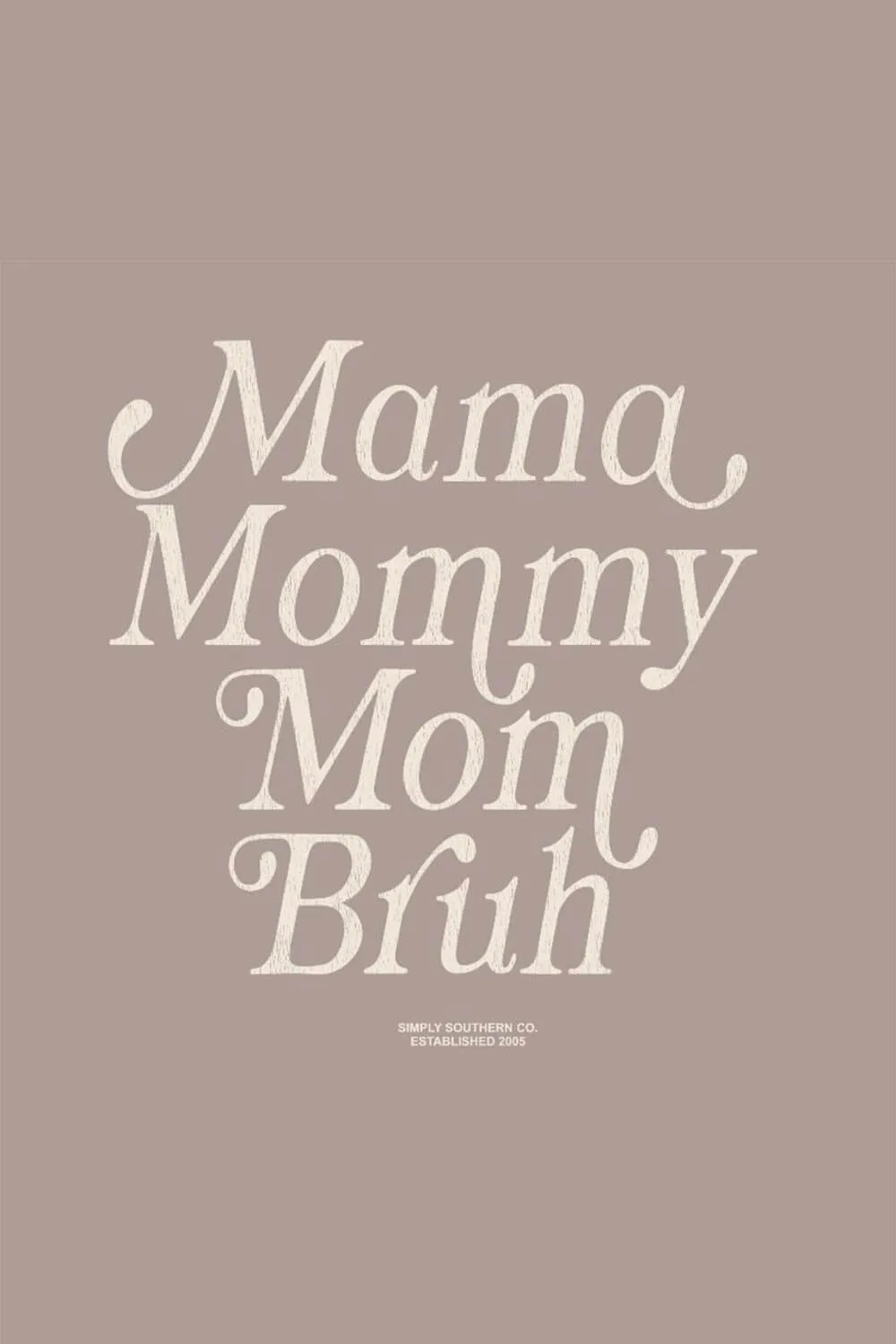 Simply Southern Plus Size Mom Bruh T-Shirt for Women in Oat Heather | EXT-SS-MOMBRUH-OATHTHR