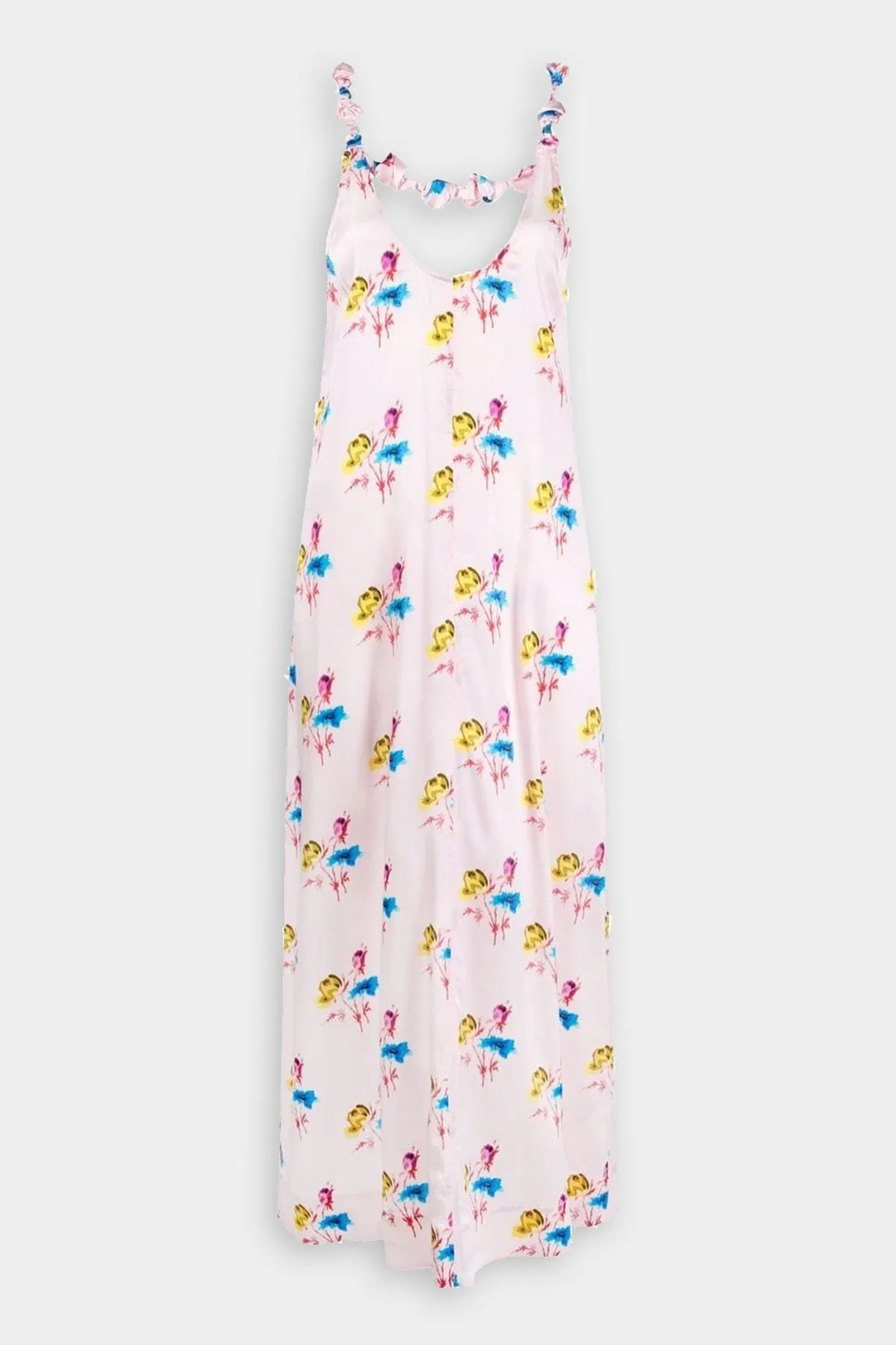 Slip Mini Dress in Floral Light Lilac