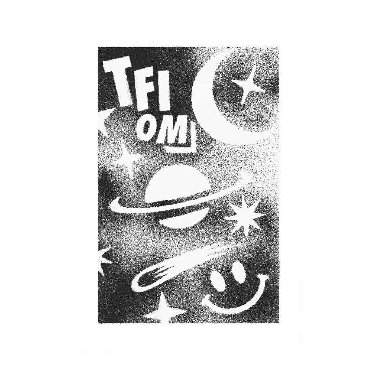 Smiling Moonlight Graphic T-Shirt (Oversized)