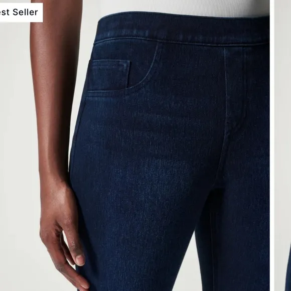 Spanx pull up ankle skinny jeans, size XL