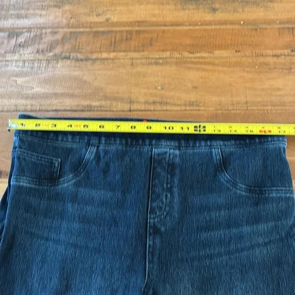 Spanx pull up ankle skinny jeans, size XL