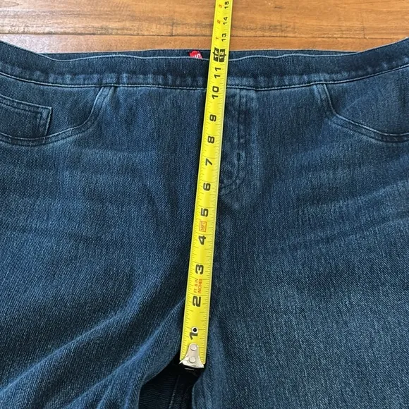 Spanx pull up ankle skinny jeans, size XL
