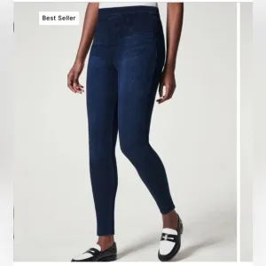 Spanx pull up ankle skinny jeans, size XL