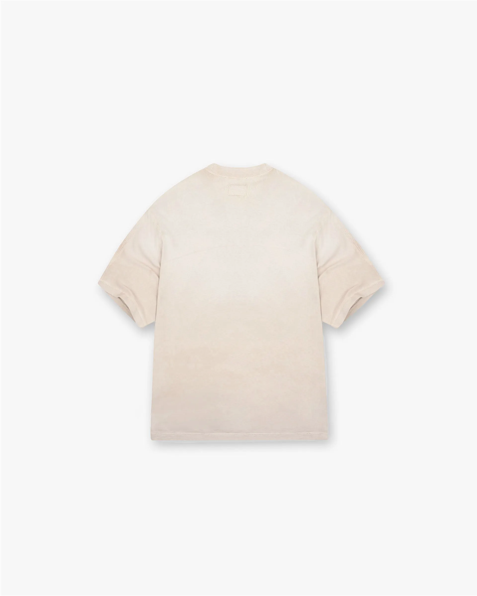 Stepped Hem T-Shirt - Oat