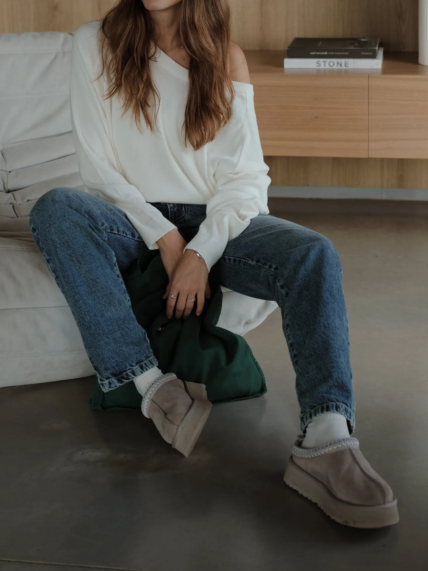 STRAIGHT LEG JEAN  - OCEAN BLUE