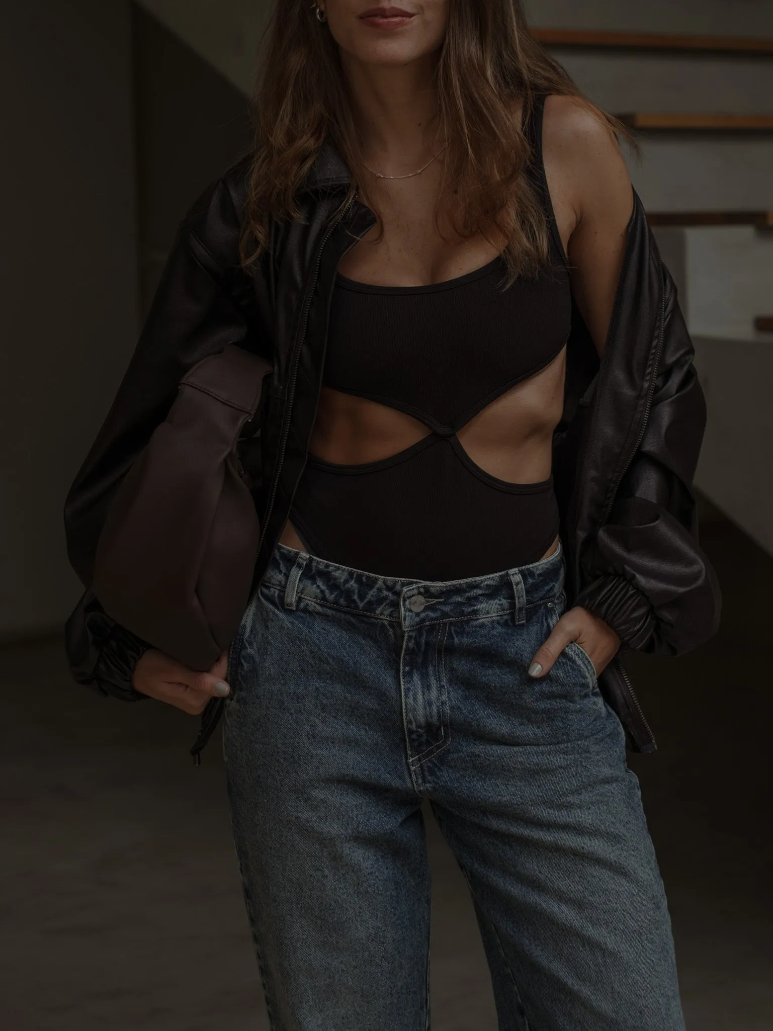 STRAIGHT LEG JEAN  - OCEAN BLUE