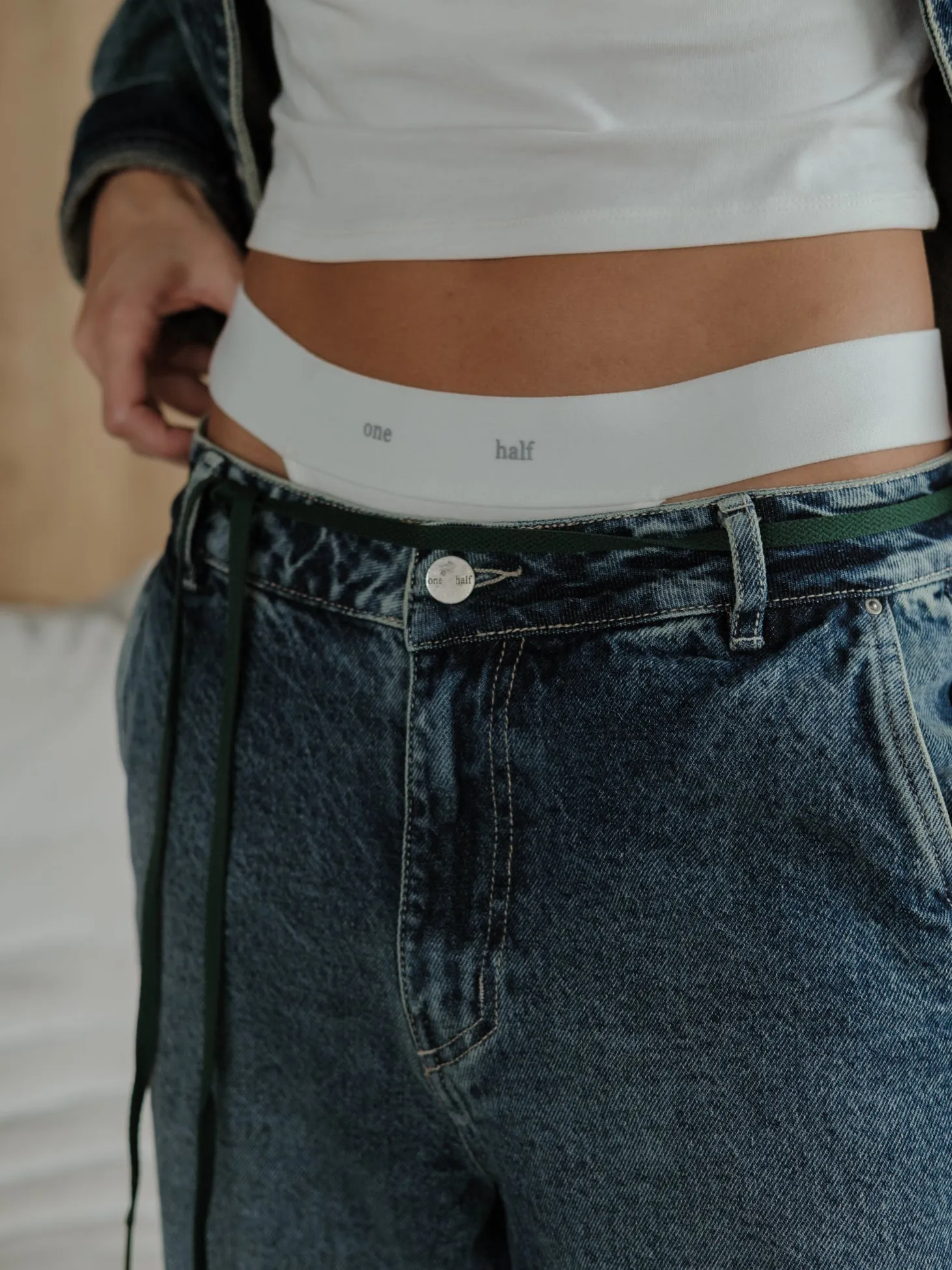 STRAIGHT LEG JEAN  - OCEAN BLUE