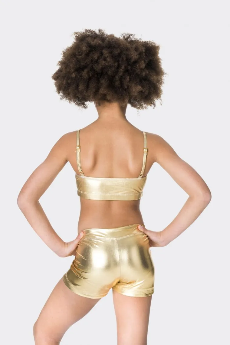 Studio 7 Metallic Crop Top | Child