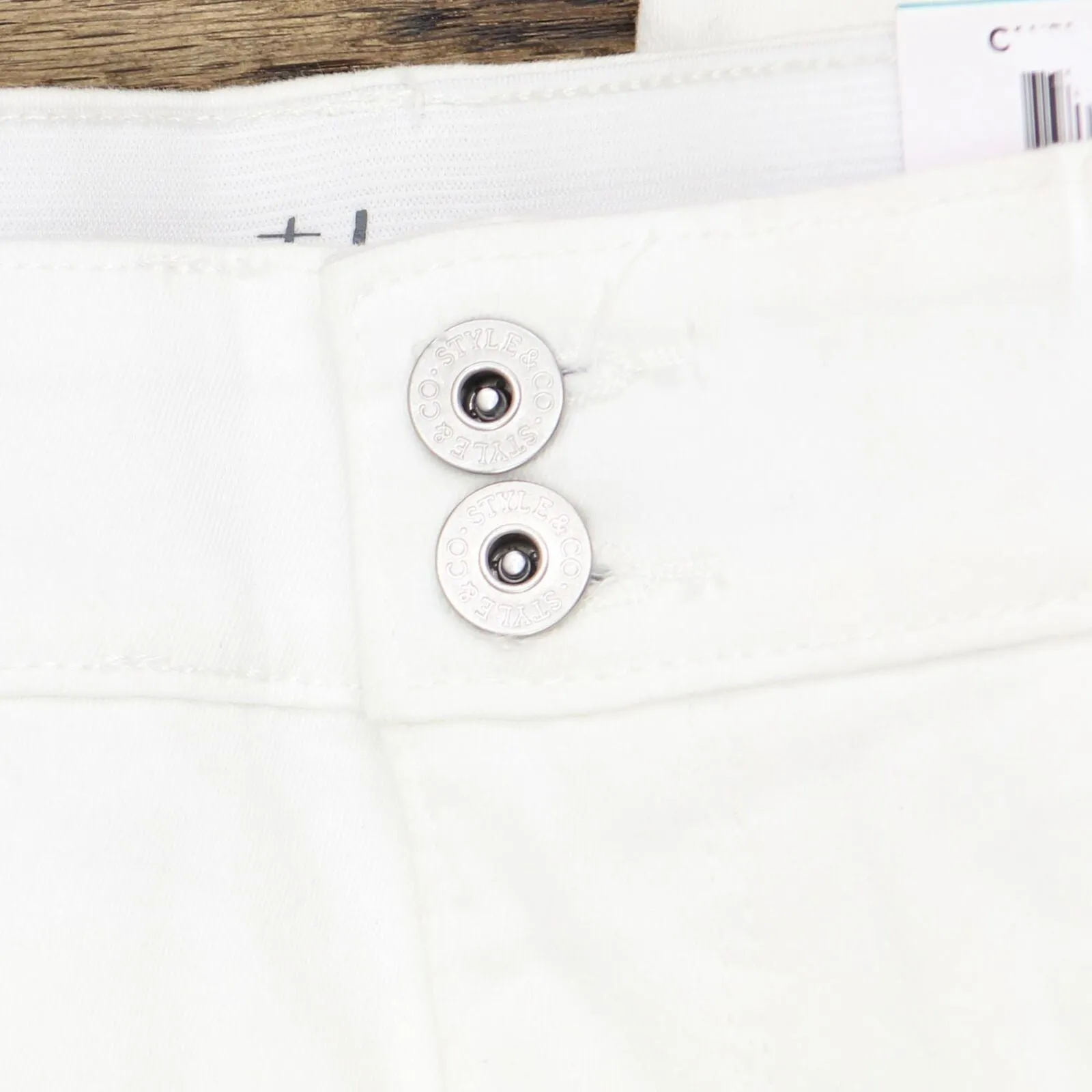 Style & Co. Womens White Mid Rise Skinny Jeans 100092093 White 16