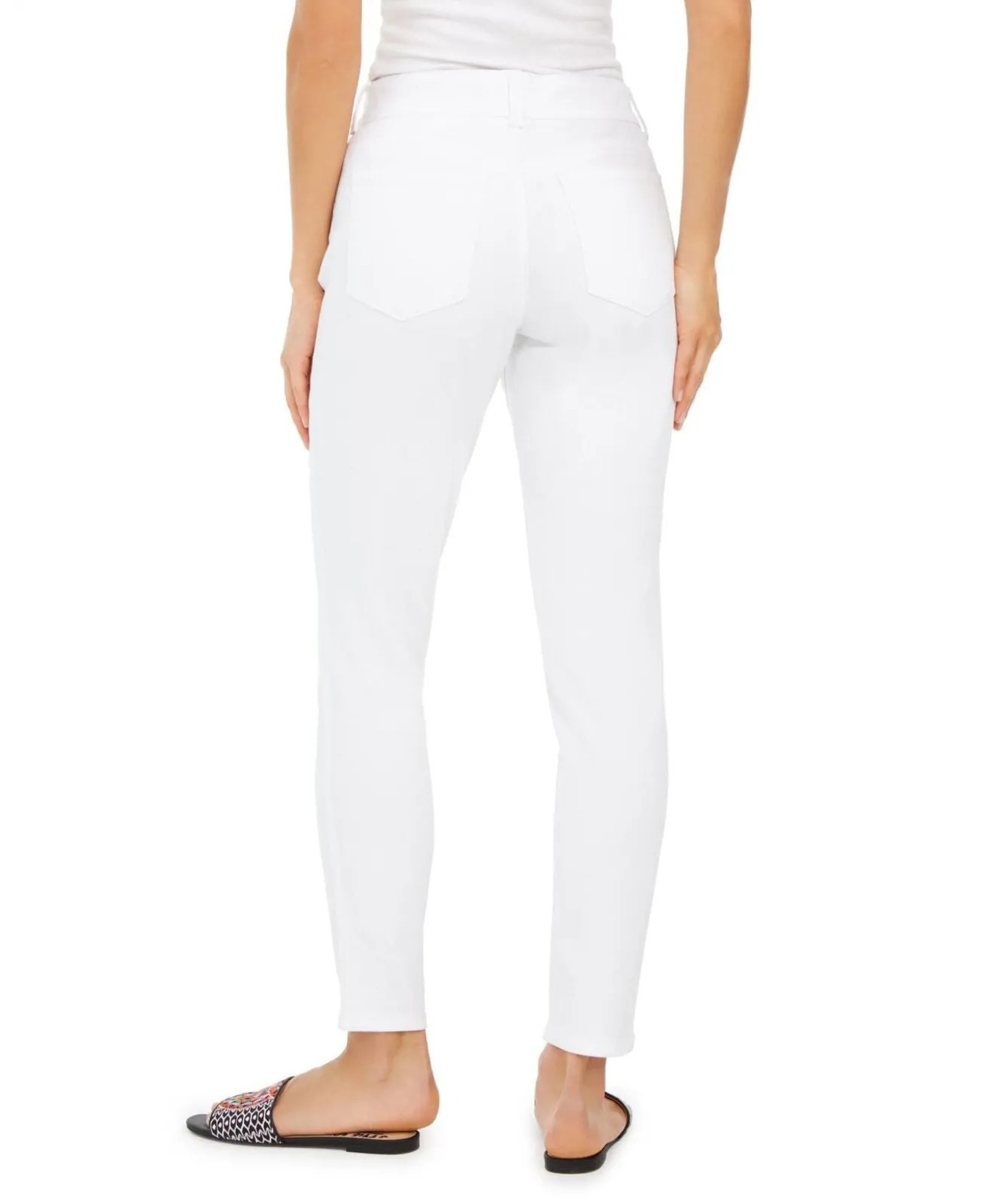 Style & Co. Womens White Mid Rise Skinny Jeans 100092093 White 16