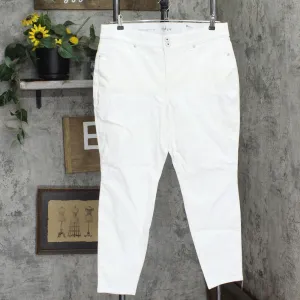 Style & Co. Womens White Mid Rise Skinny Jeans 100092093 White 16